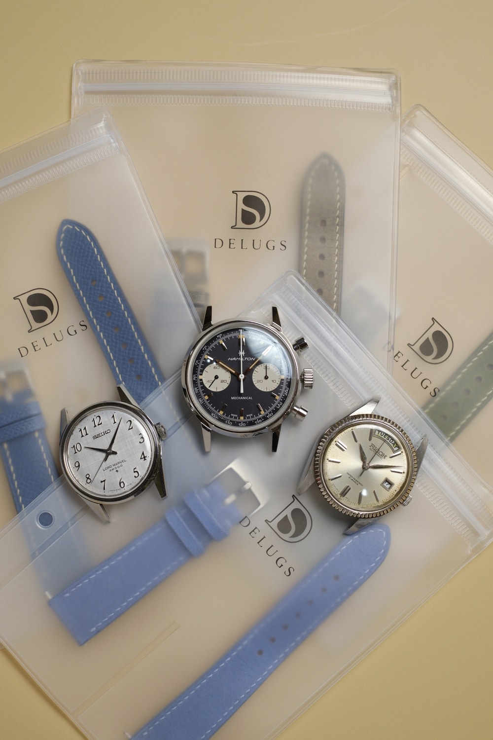 Delugs straps with watches