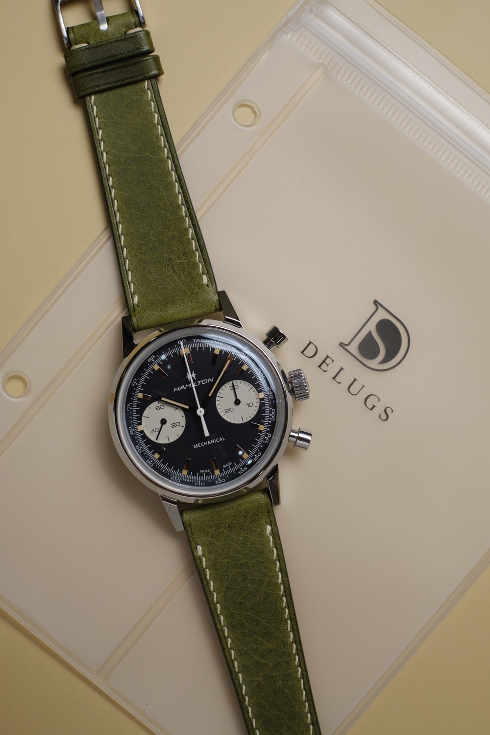 Delugs Green Waxy Slim Strap