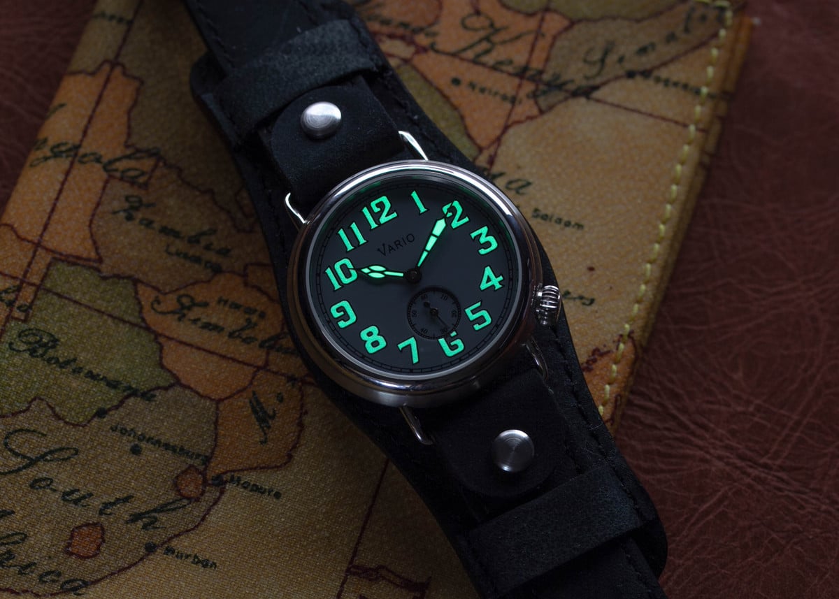 Vario 1918 Trench Watch Lume