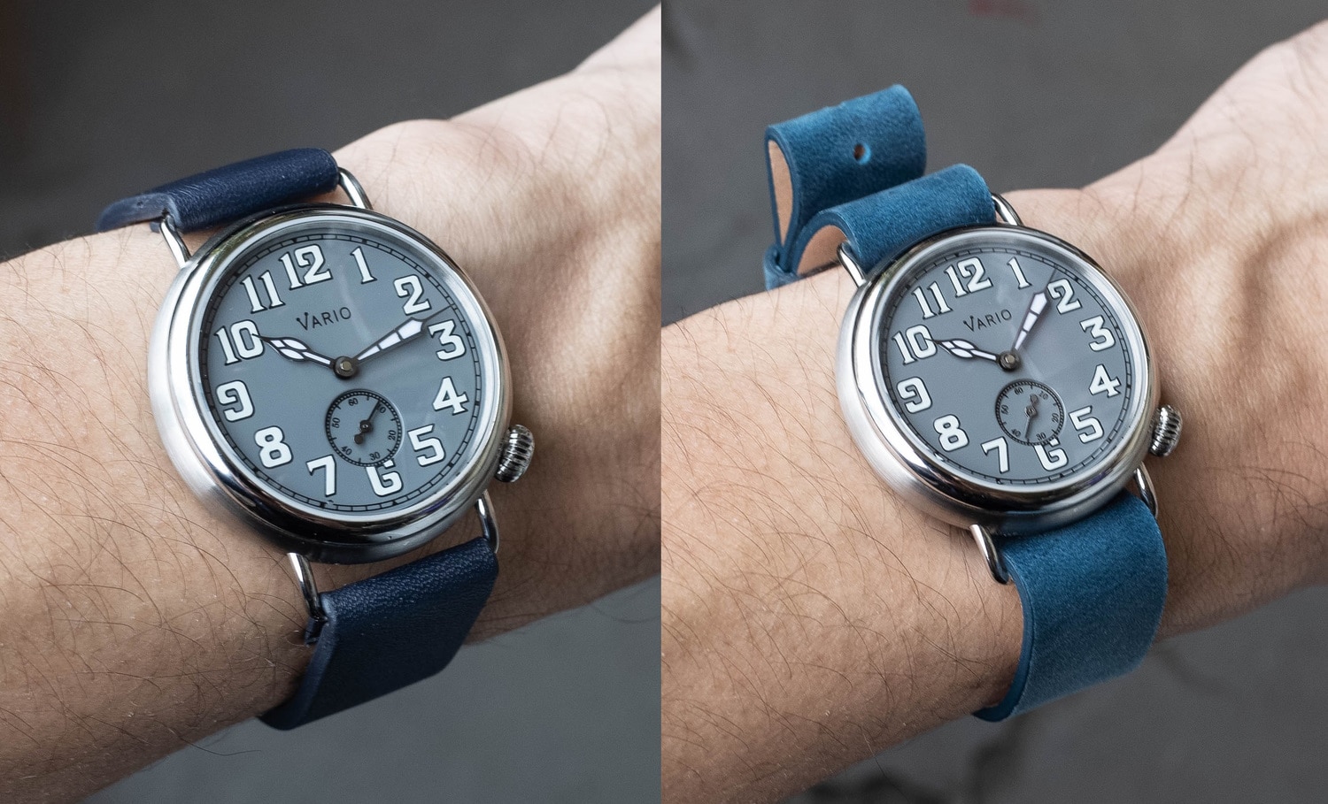 Vario 1918 Trench watch with different straps