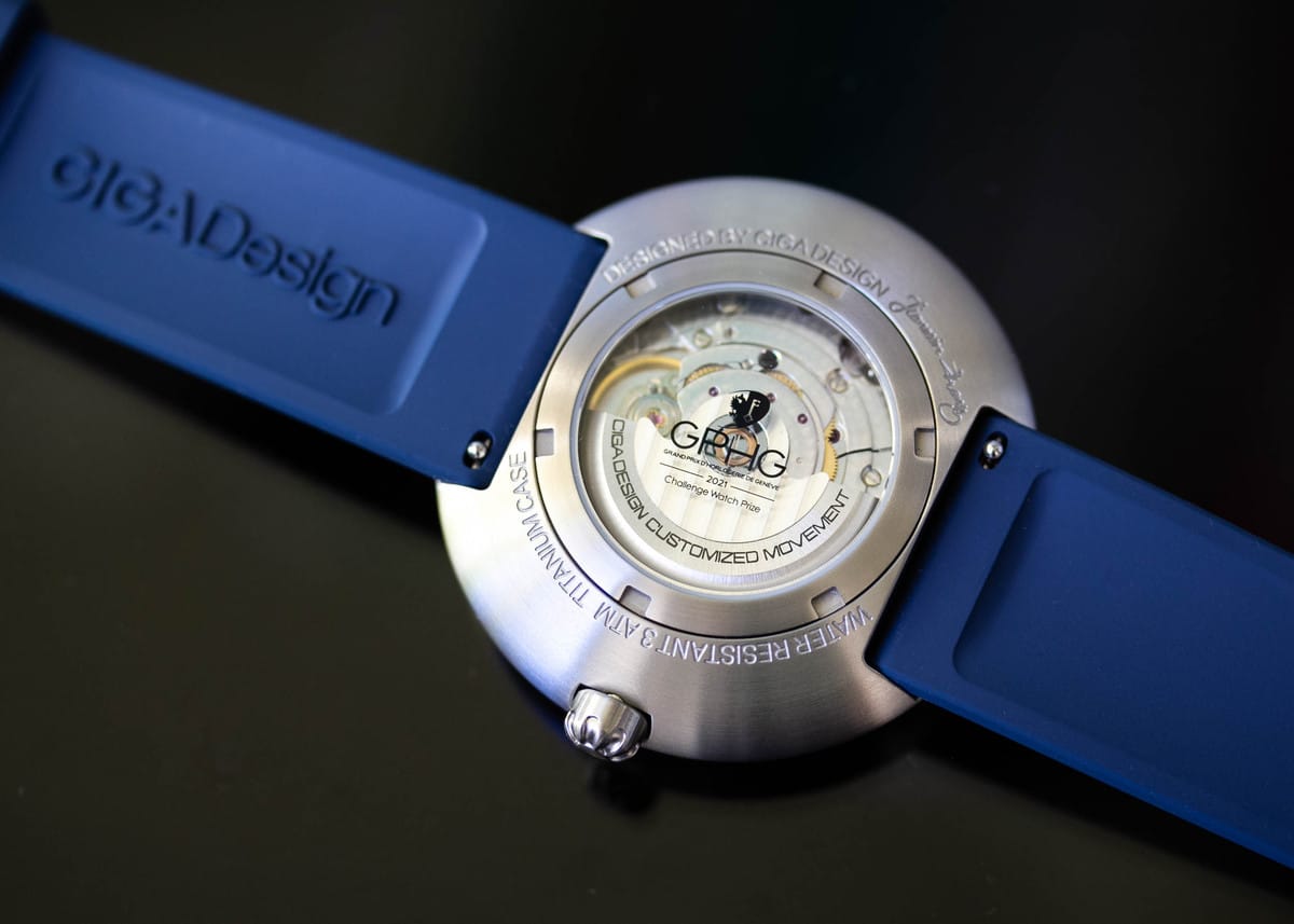 CIGA Design Blue Planet Caseback