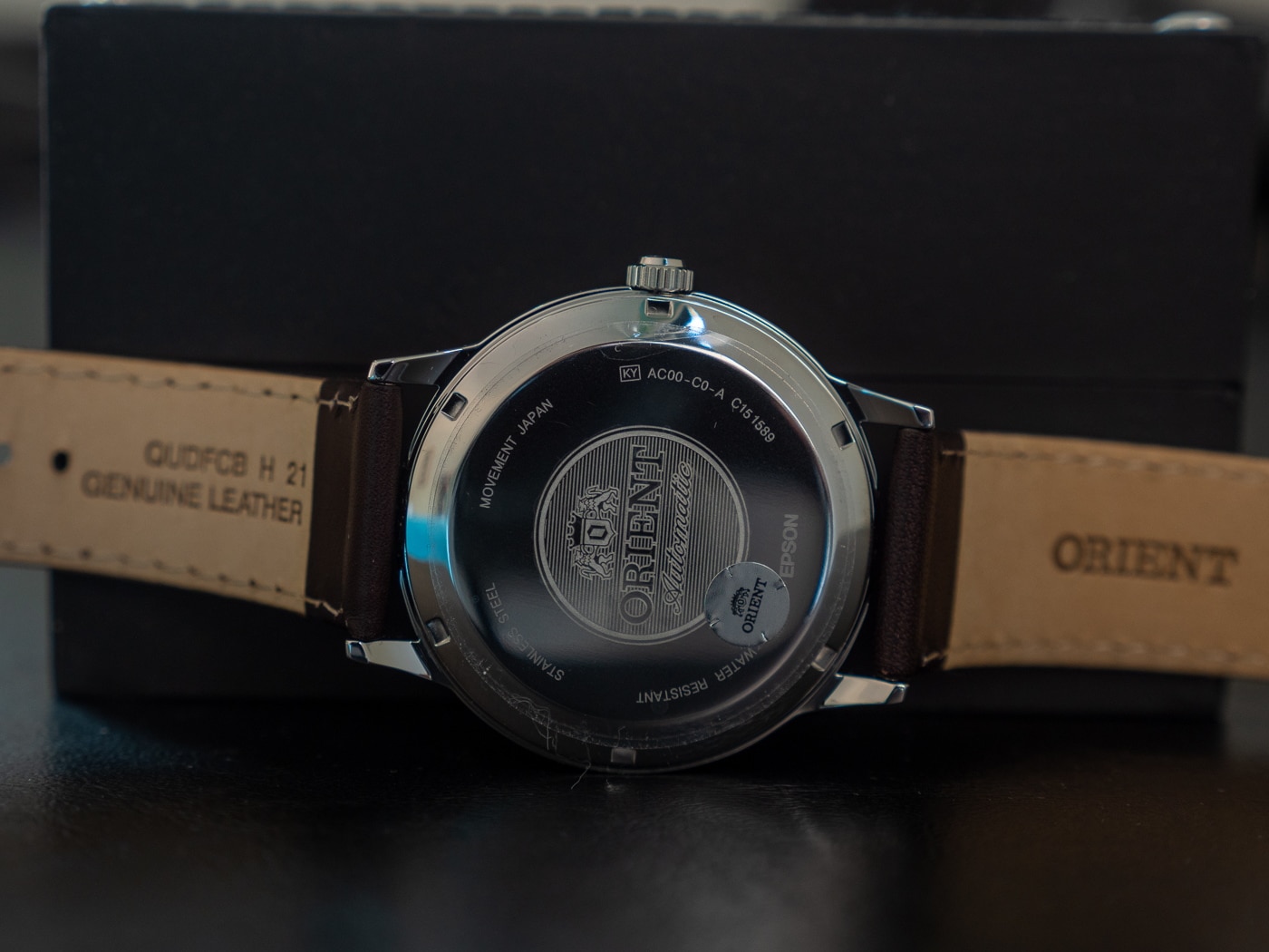 Orient Bambino v3 case back