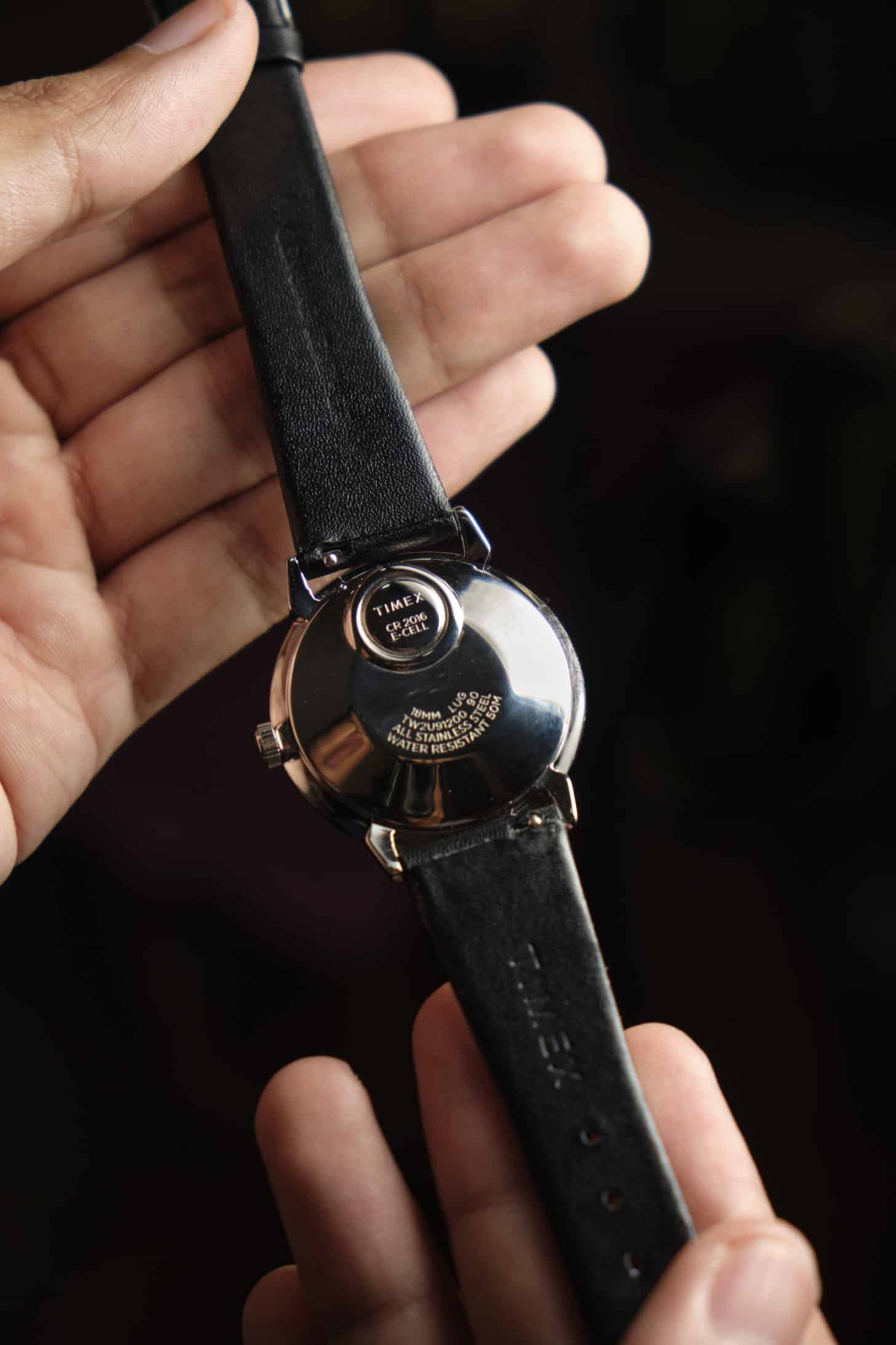 Timex Q 1978 Reissue Date caseback