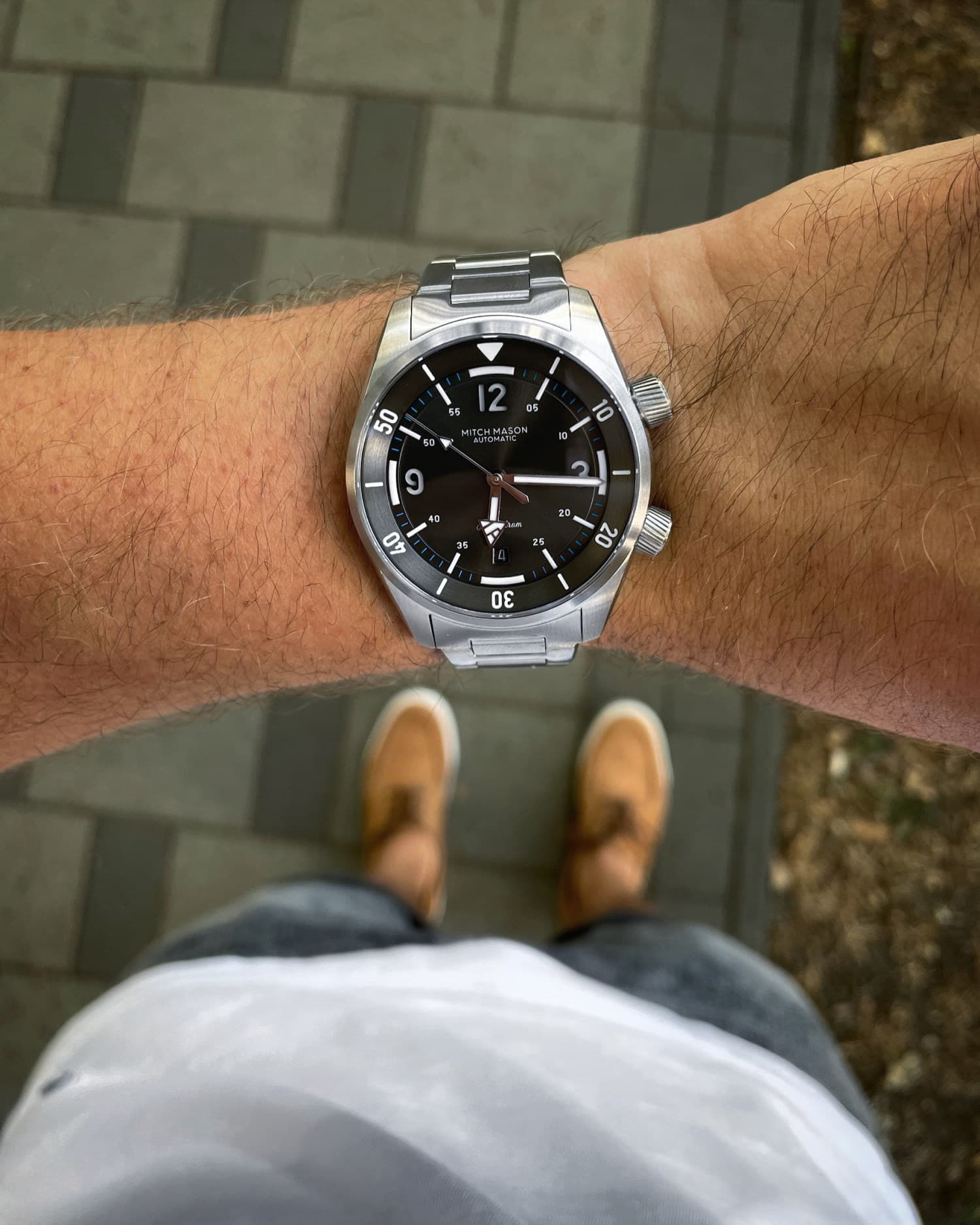 Mitch Mason Maelstrom on wrist
